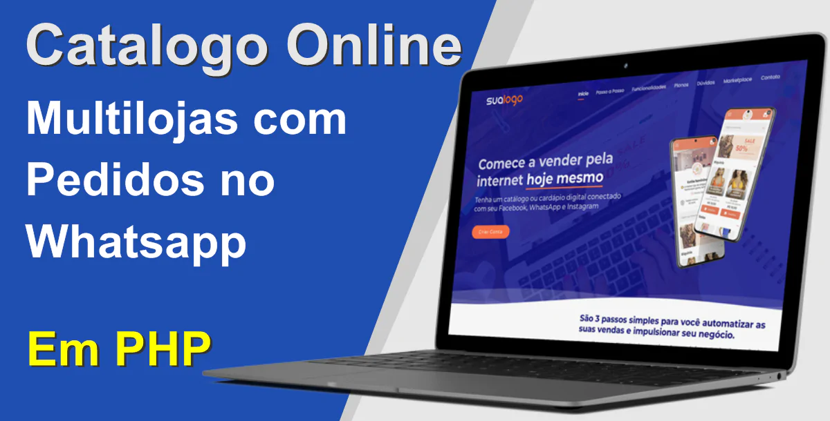 Catalogo Online Multilojas com Pedidos no Whatsapp